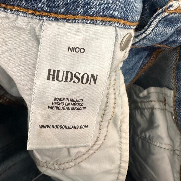 HUDSON JEANS NWT Nico Skinny Denim Jean in Roses Wash // 26 - Picture 11 of 12